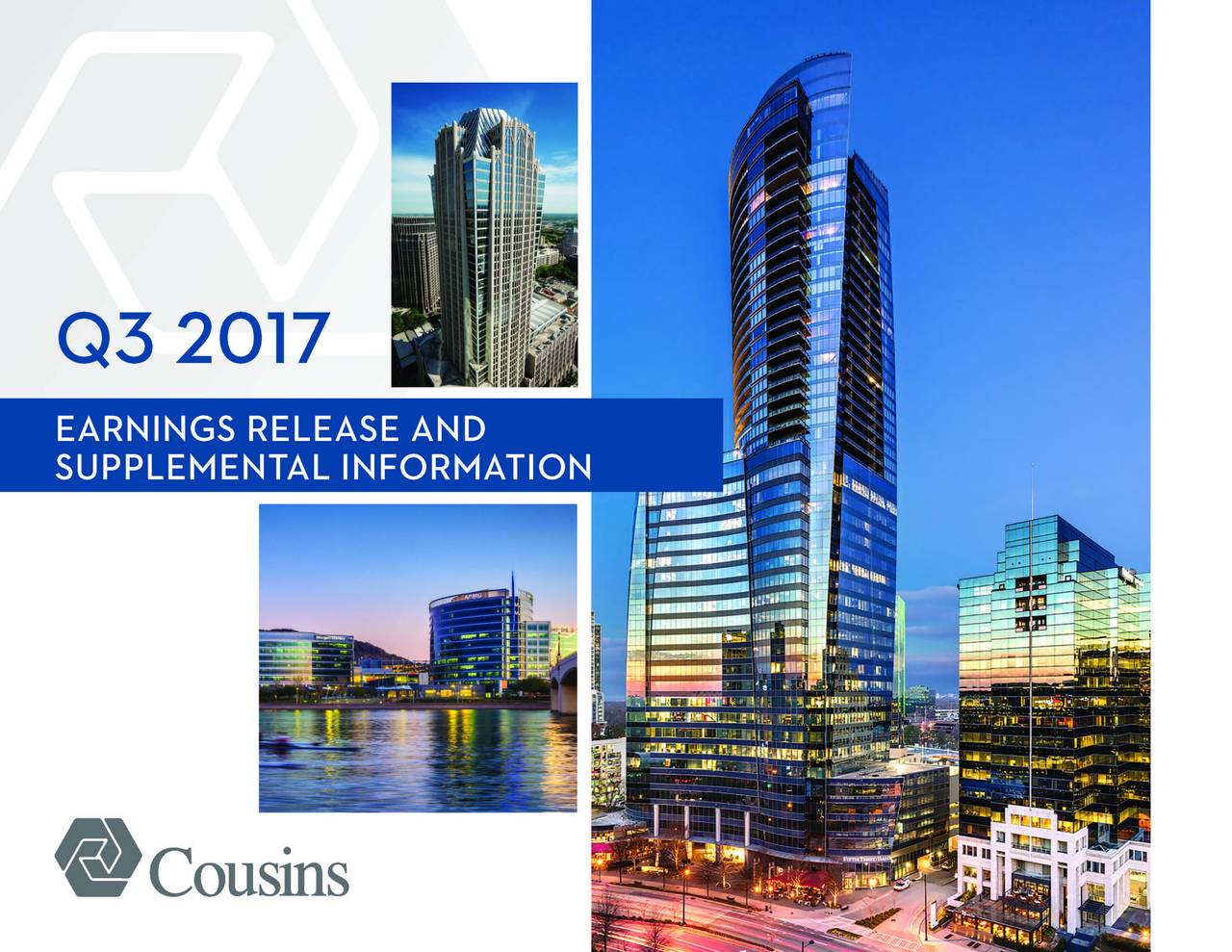 Cousins Properties Inc. 2017 Q3 Results Earnings Call Slides (NYSE