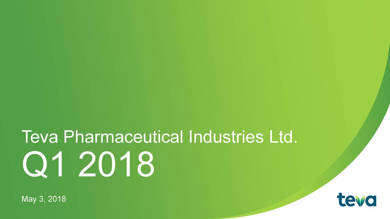teva pharmaceutical industries Teva pharmaceutical industries ltd (nyse:teva) q2 2018 earnings call august 2, 2018 8:00 am et executives kevin c mannix - teva pharmaceutical industries ltd kåre schultz - teva pharmaceutical . teva pharmaceutical industries Teva pharmaceutical industries ltd (nyse:teva) q2 2018 earnings call august 2, 2018 8:00 am et executives kevin c mannix - teva pharmaceutical industries ltd kåre schultz - teva pharmaceutical .