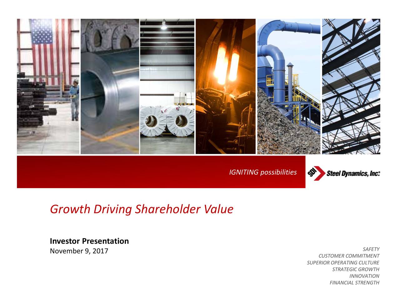 Steel Dynamics (STLD) Presents At Robert W. Baird 2017 Global