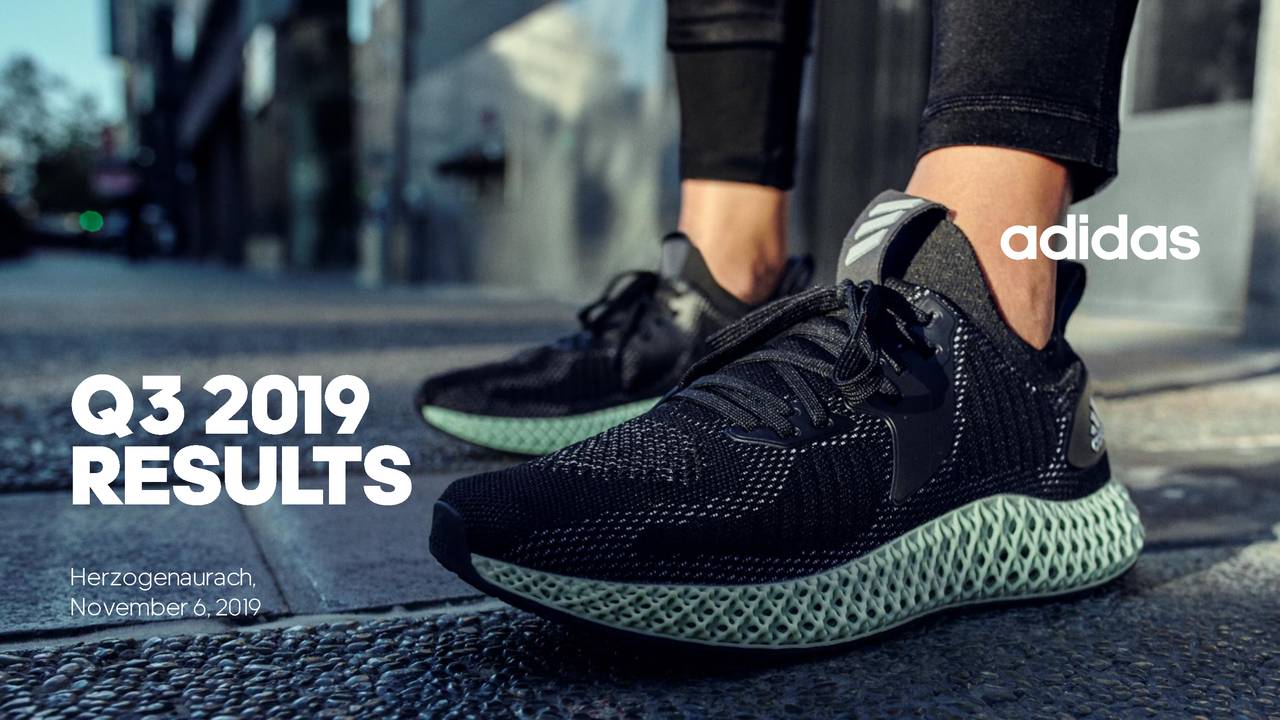 adidas AG 2019 Q3 - Results - Earnings Call Presentation | Seeking Alpha