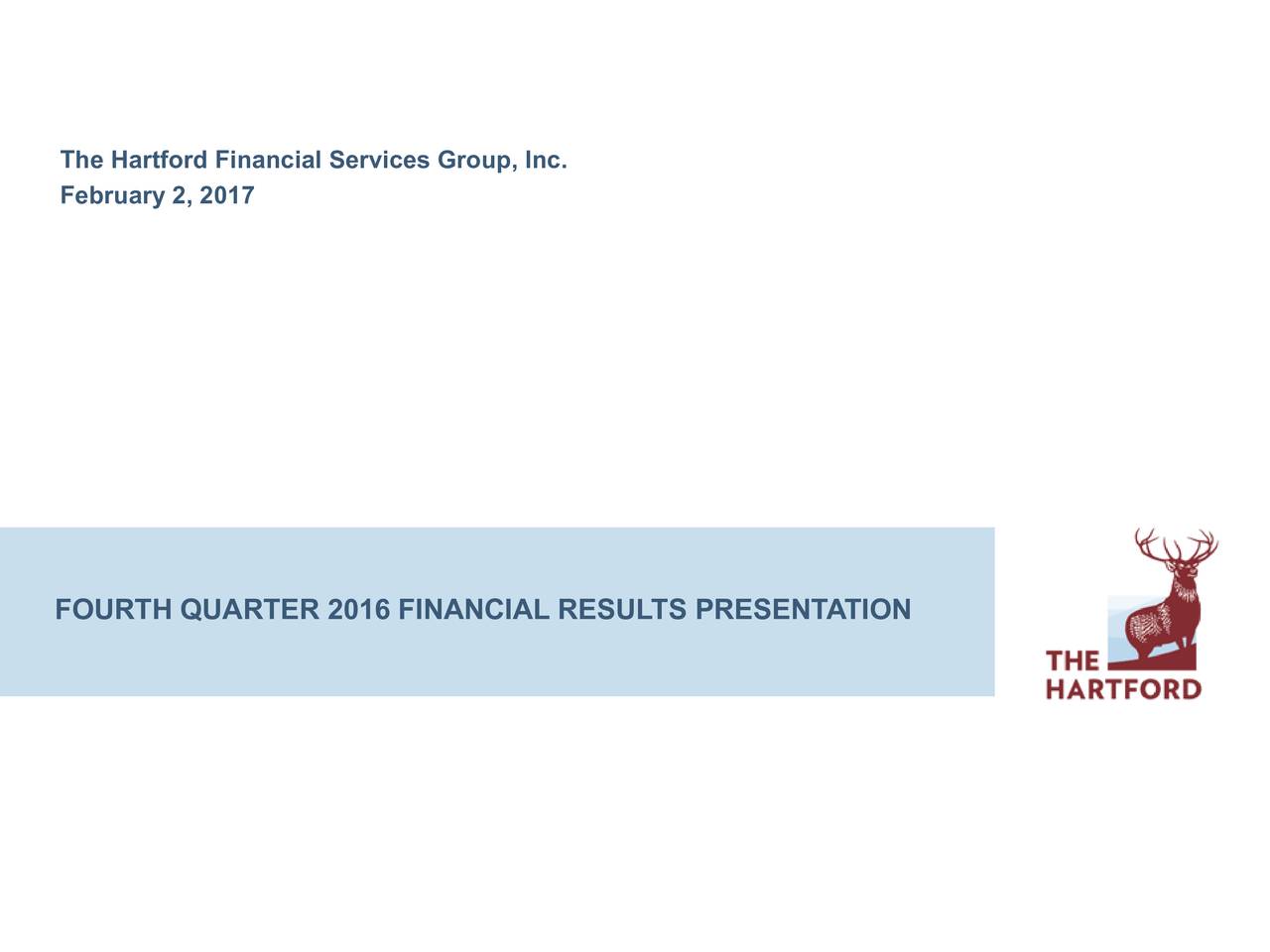 Hartford Financial Services Group Inc. 2016 Q4 Results Earnings