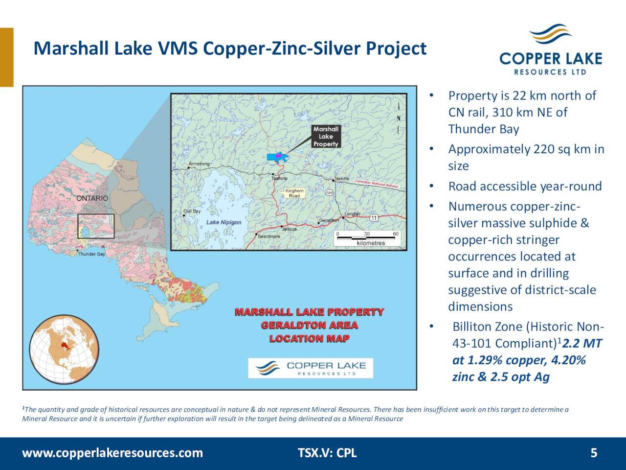 Copper Lake Resources (WTCZF) Investor Presentation Slideshow (OTCMKTSWTCZF) Seeking Alpha