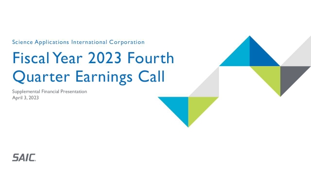 Science Applications International Corporation 2022 Q4 - Results ...