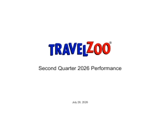 Alpha Call Travelzoo 2026 Q2 - Results - Earnings Call Presentation (NASDAQ:TZOO ...