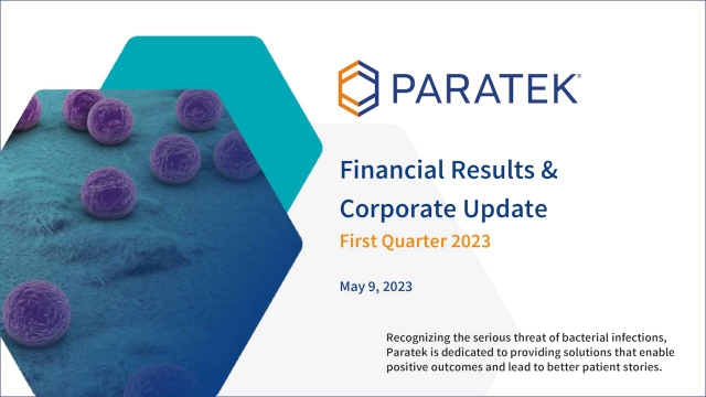 Paratek Pharmaceuticals, Inc. 2023 Q1 - Results - Earnings Call ...