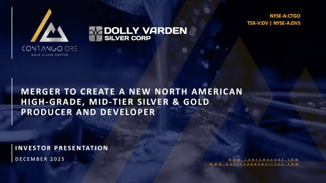 Contango Ore, Inc. (CTGO) Dolly Varden Silver Corporation - M&A Call ...