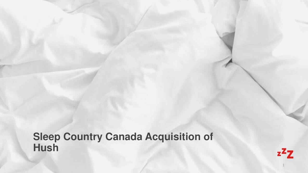 Sleep Country Canada Holdings Inc. 2021 Q4 Results Earnings Call