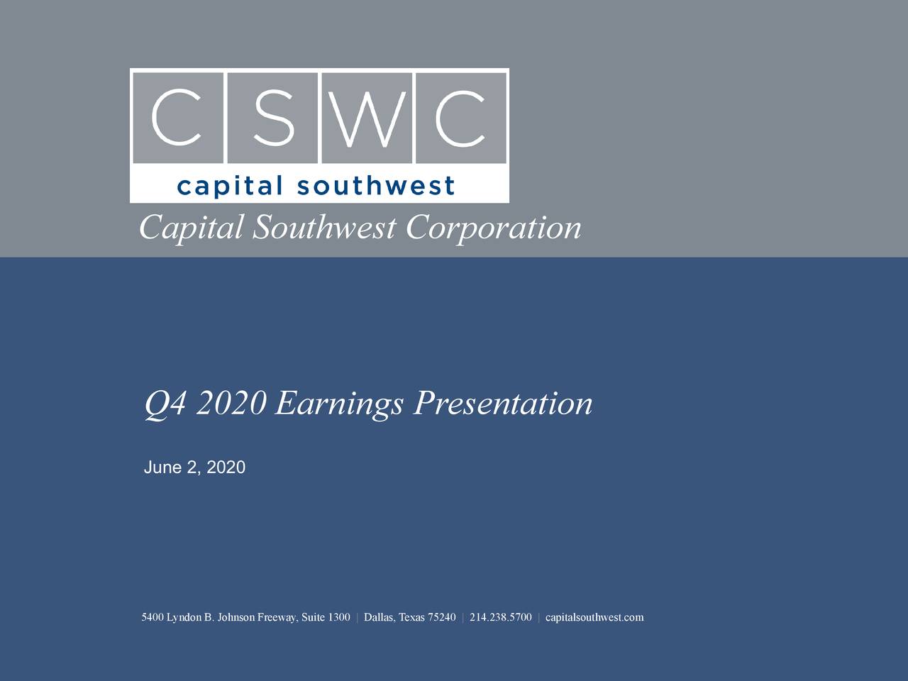 Capital Southwest Corporation