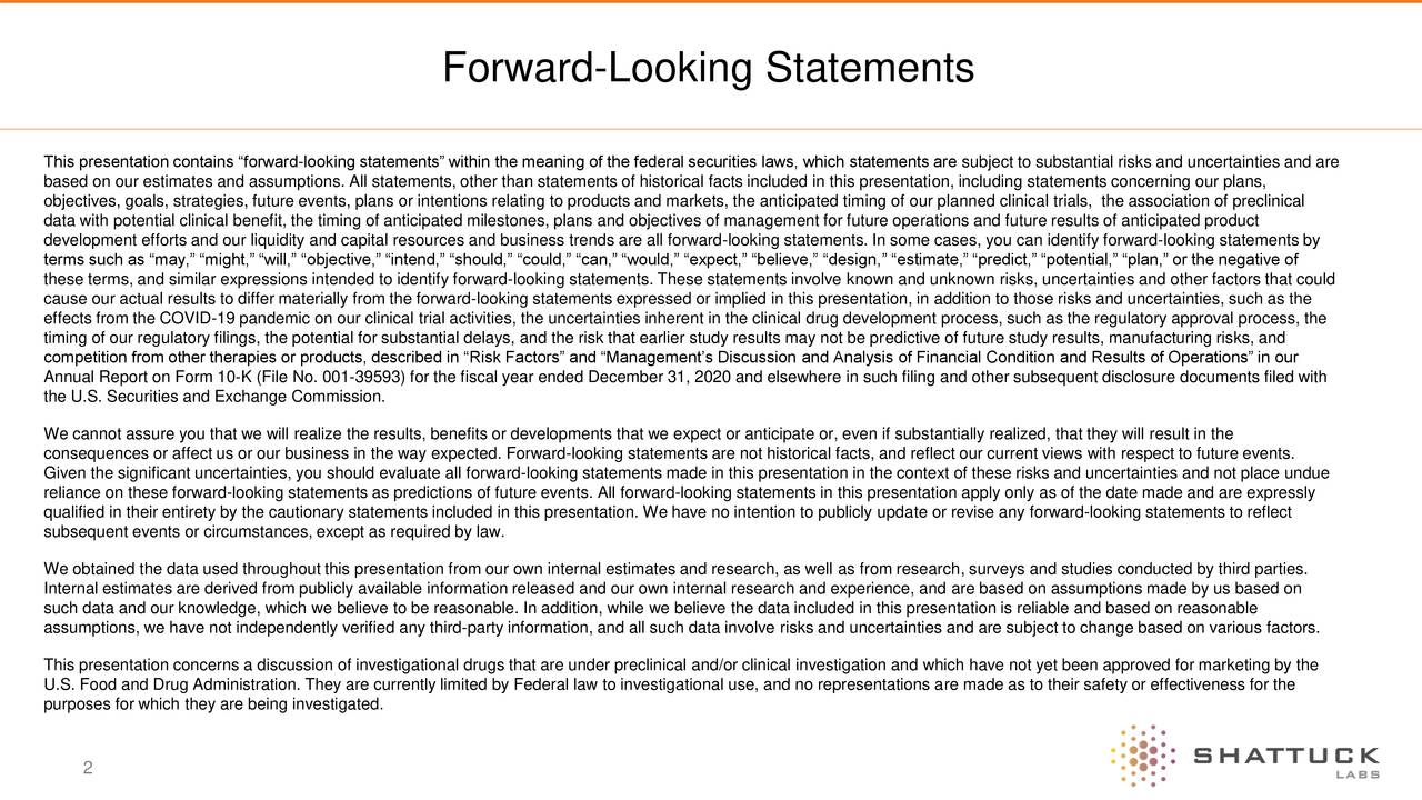 Shattuck Labs (STTK) Investor Presentation Slideshow (NASDAQSTTK
