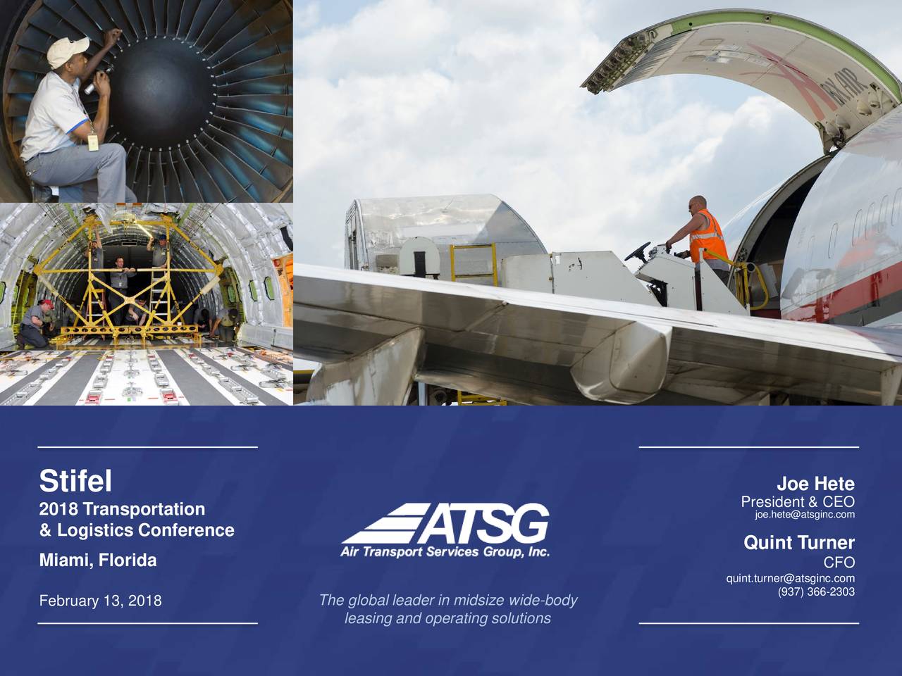 Air Transport Services (ATSG) Presents At Stifel 2018 Transportation