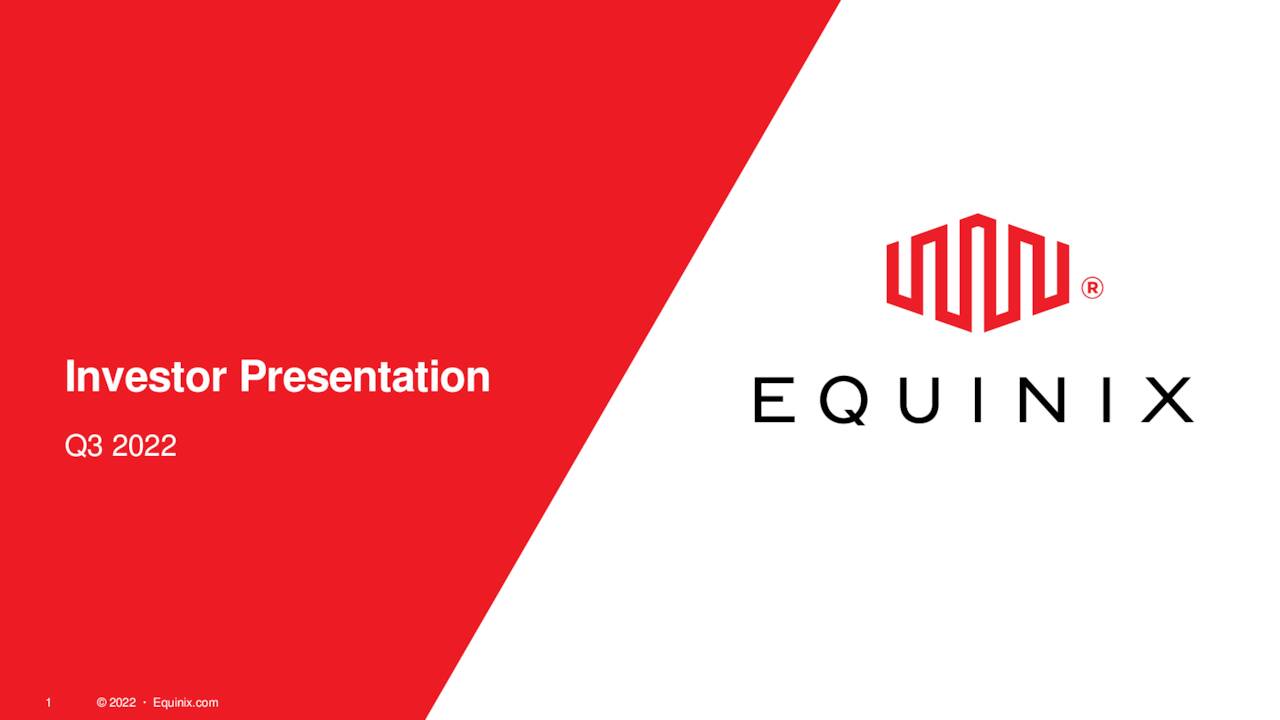 Equinix (EQIX) Investor Presentation - Slideshow (NASDAQ:EQIX ...