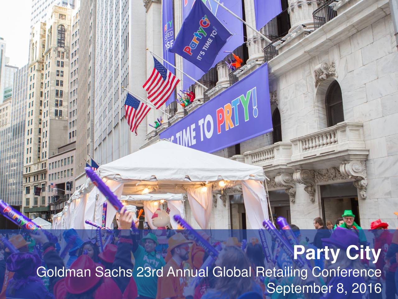 Party City Holdco's (PRTY) CEO James Harrison Presents at Goldman Sachs