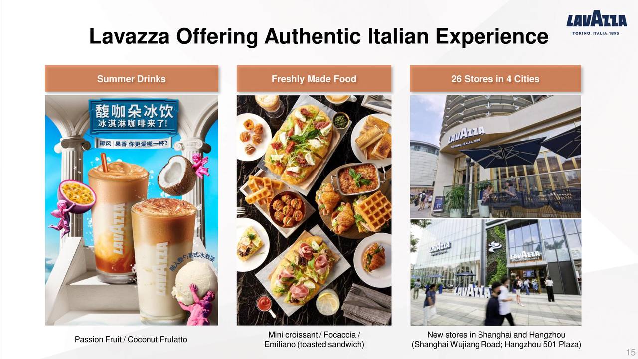 Lavazza Offering Authentic Italian Experience