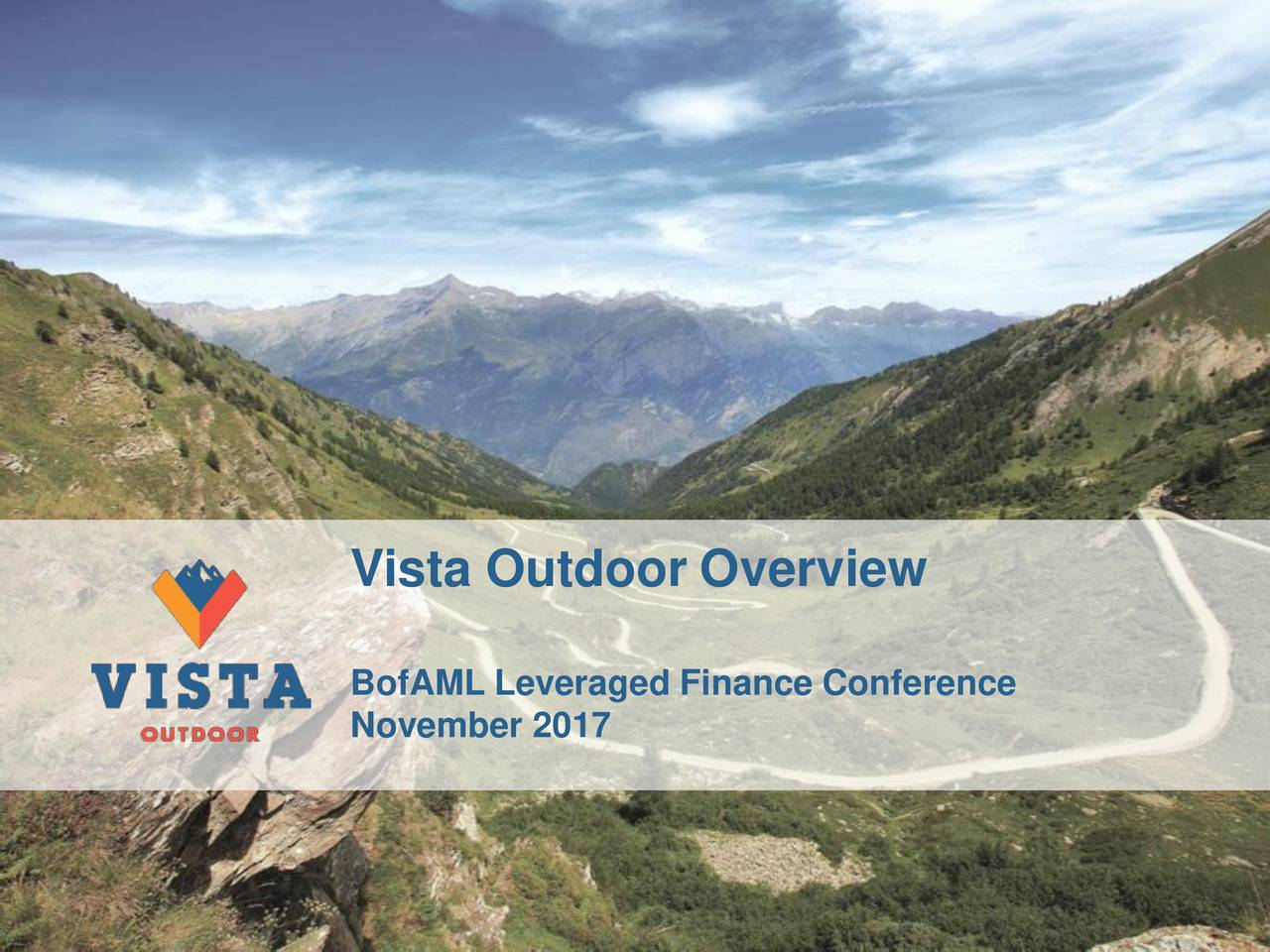 Vista Outdoor (VSTO) Presents At Bank Of America Merrill Lynch ...