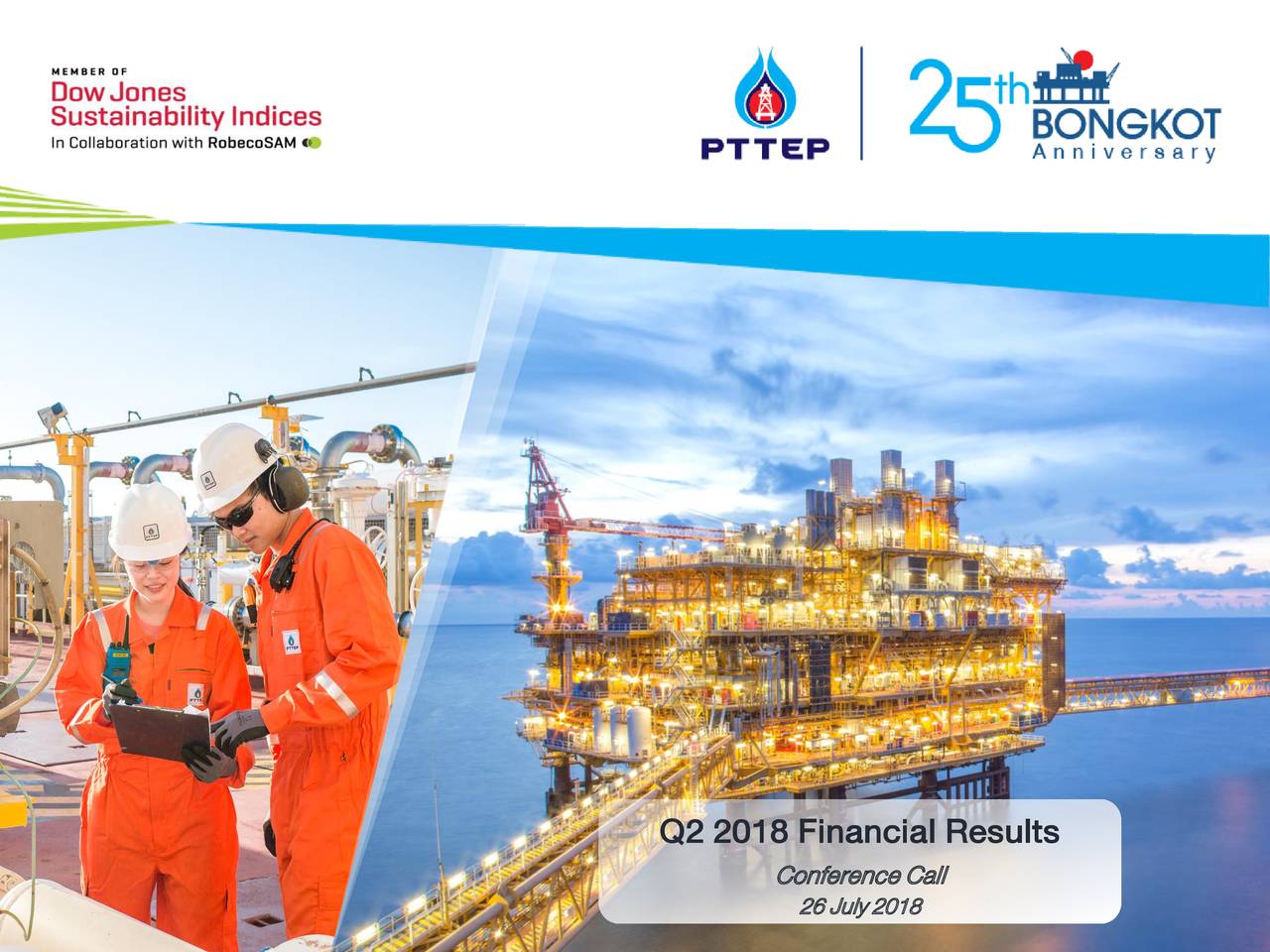 PTT Exploration & Production Public Co., Ltd. ADR 2018 Q2 Results