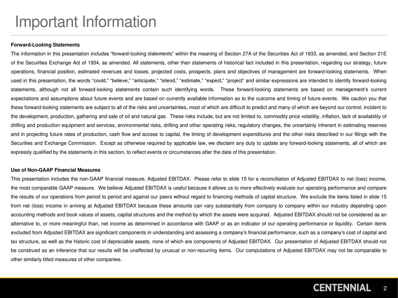 Centennial Resource Development 2017 Q2 Results