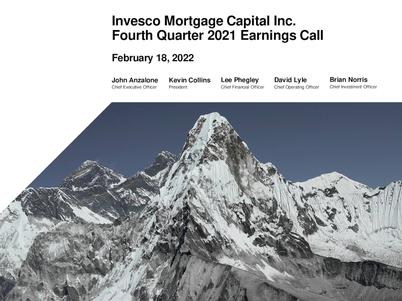 Invesco Mortgage Capital Inc. 2021 Q4 - Results - Earnings Call ...