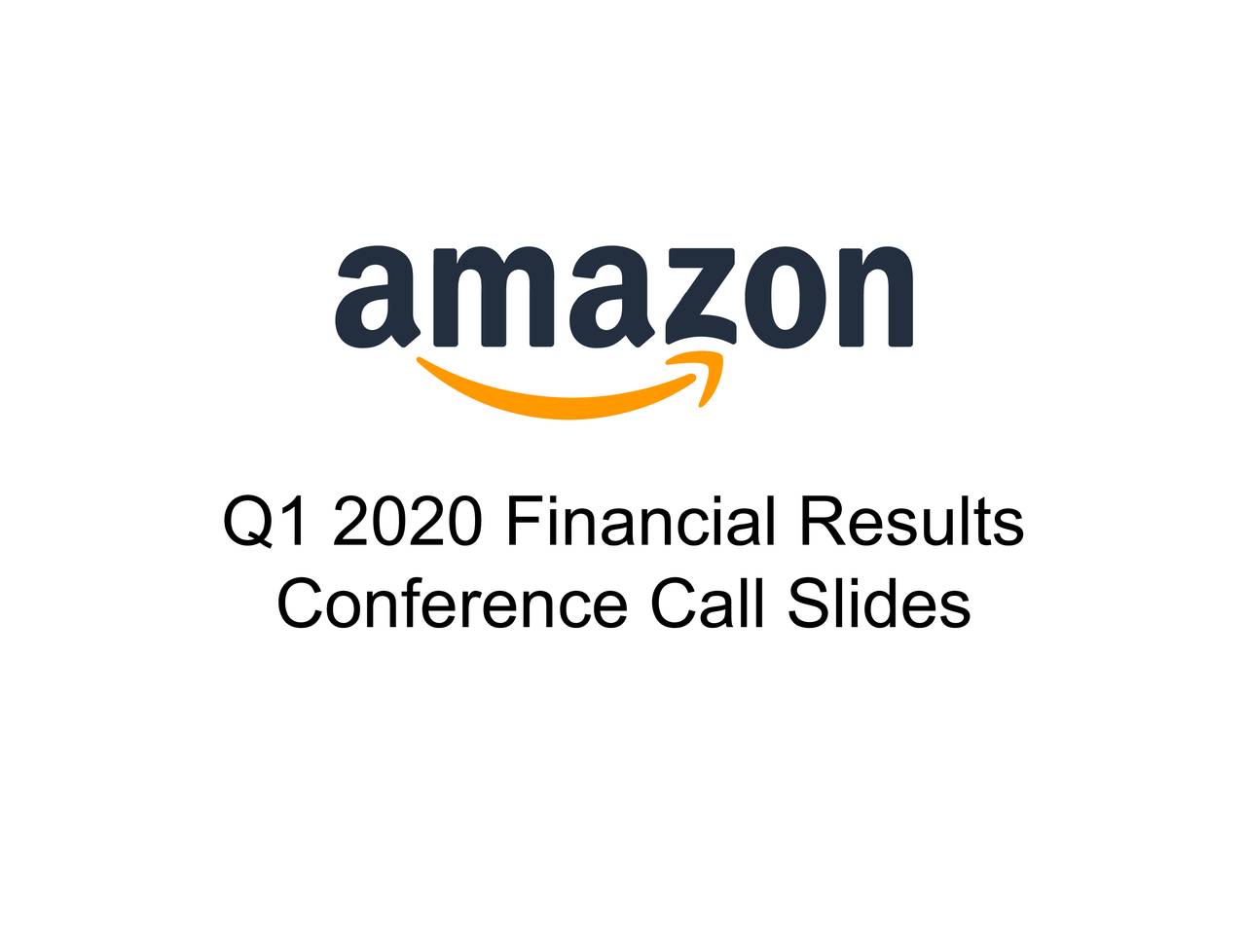 Inc. 2020 Q1 Results Earnings Call Presentation (NASDAQ