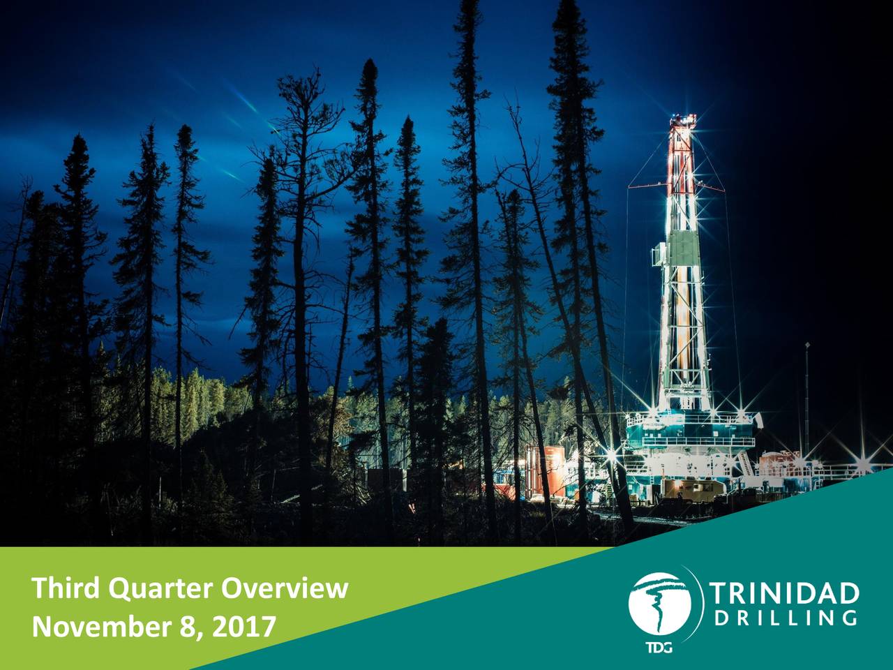 Trinidad Drilling Ltd. 2017 Q3 - Results - Earnings Call Slides ...