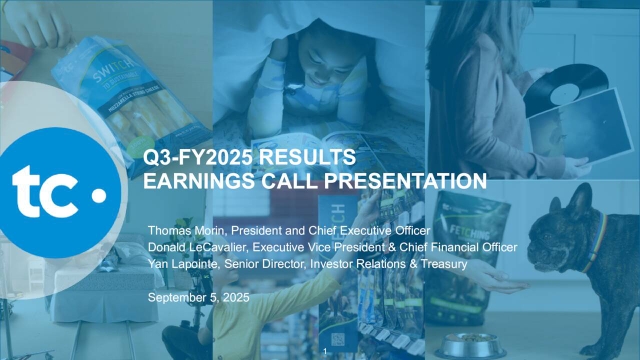 Transcontinental Inc. 2025 Q3 - Results - Earnings Call Presentation ...