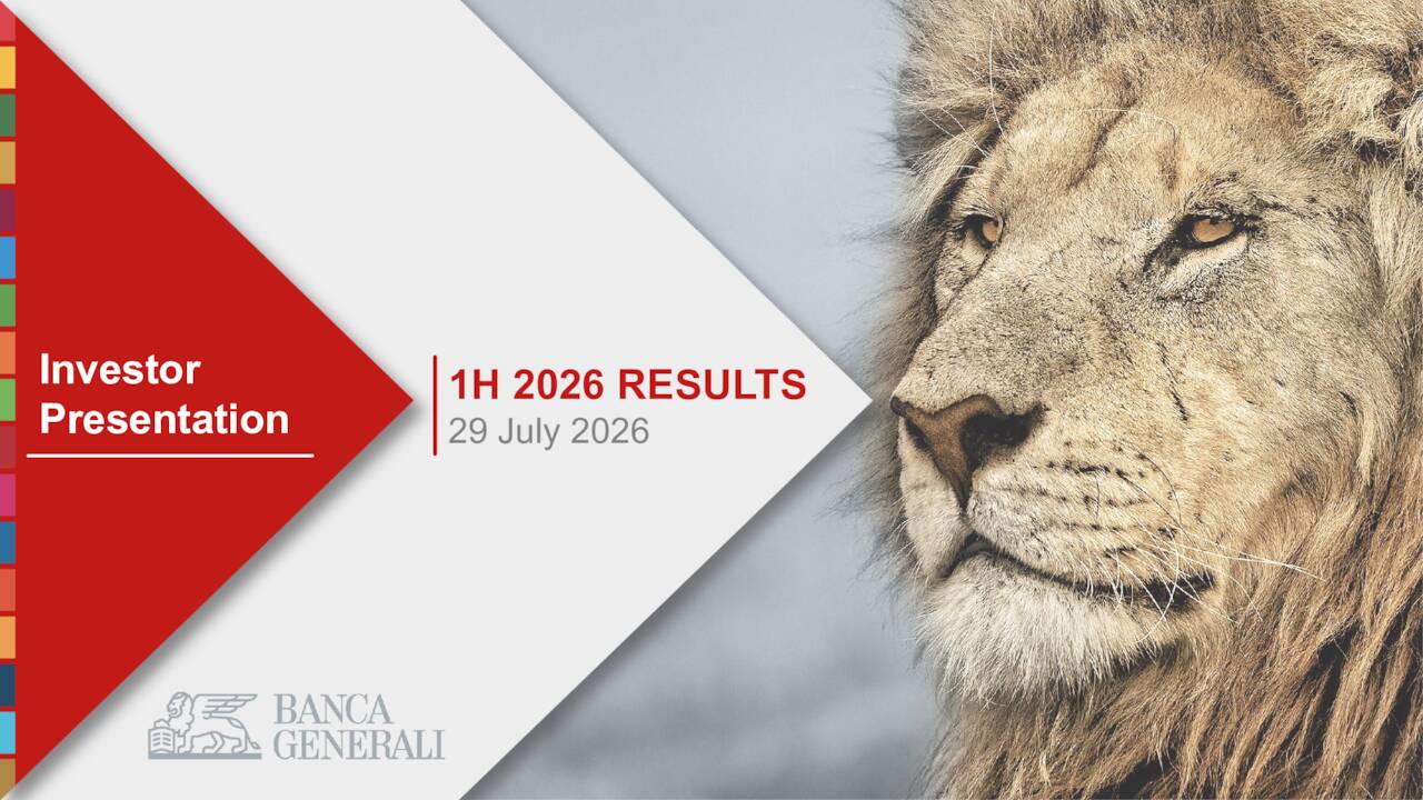 Banca Generali S.p.A. 2026 Q2 - Results - Earnings Call Presentation ...
