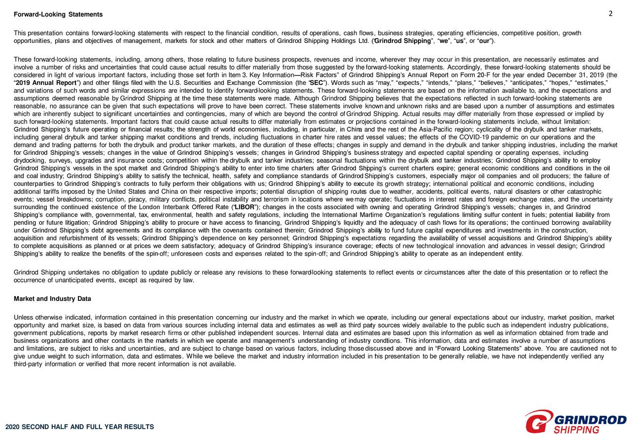 Grindrod Shipping Holdings Ltd. 2020 Q4 Results Earnings Call