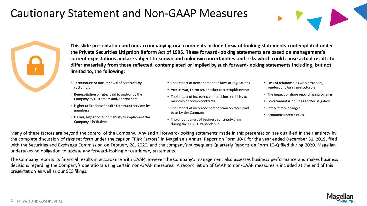 Cautionary Statement and Non-GAAP Measures
