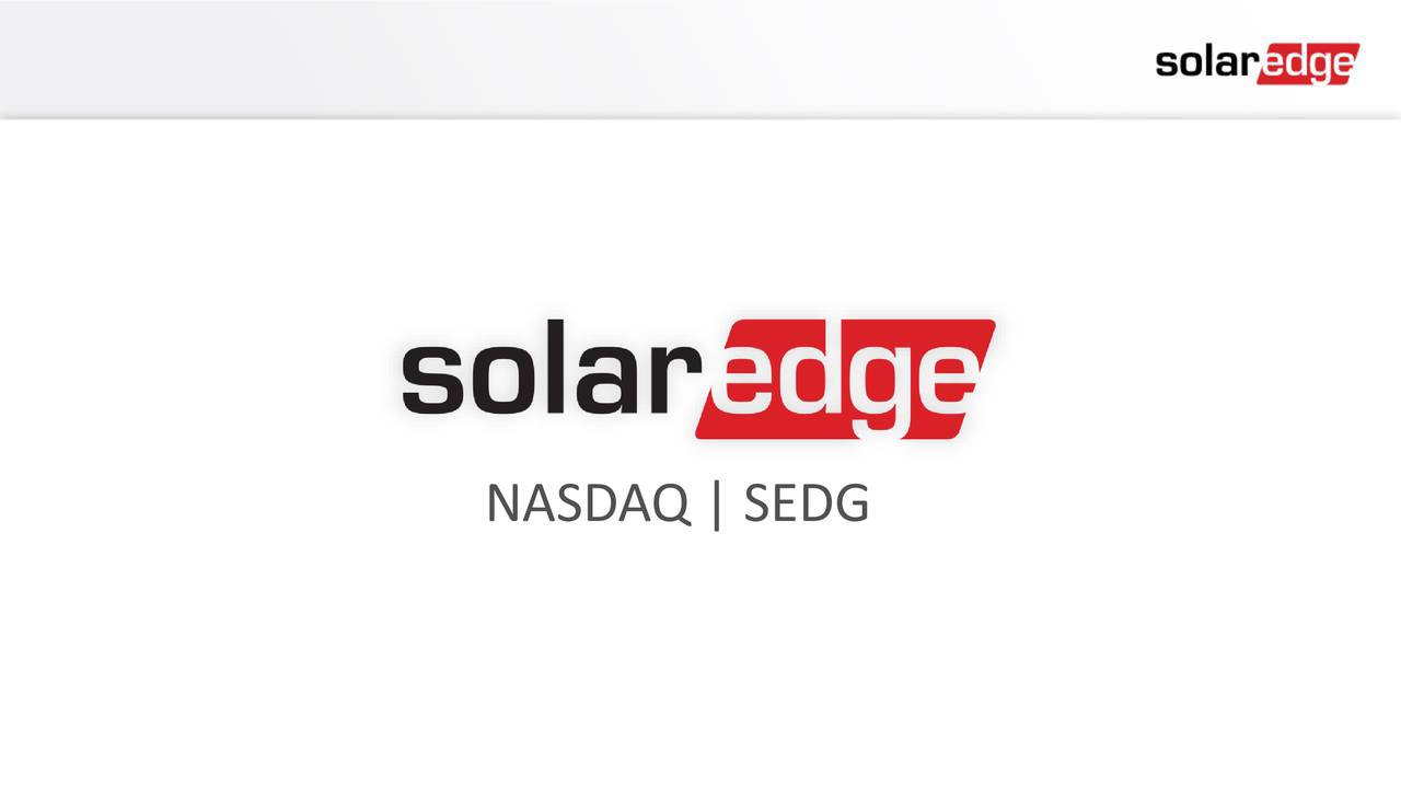 NASDAQ | SEDG