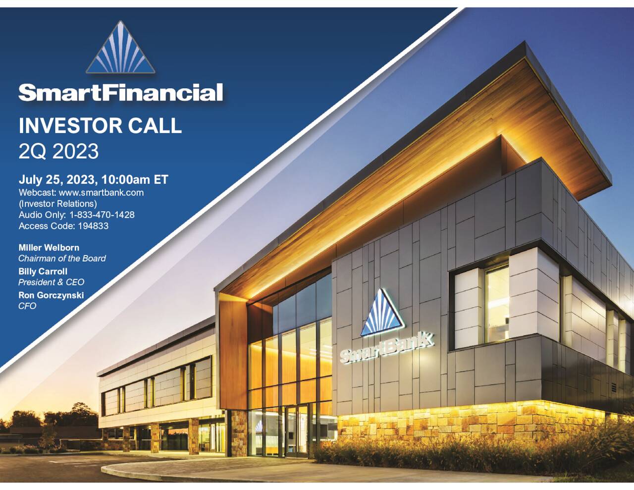 INVESTOR CALL