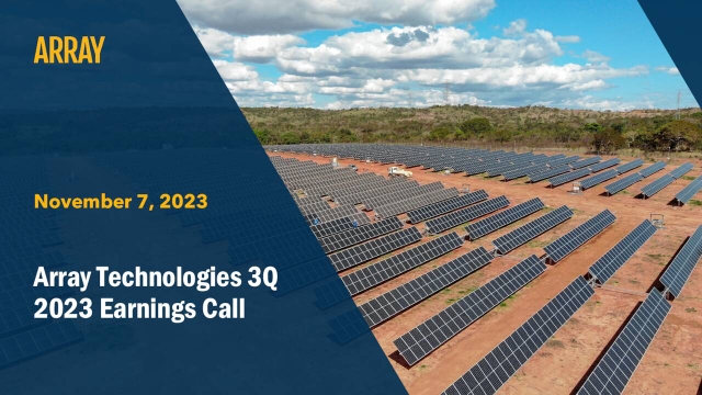 Array Technologies, Inc. 2023 Q3 - Results - Earnings Call Presentation ...