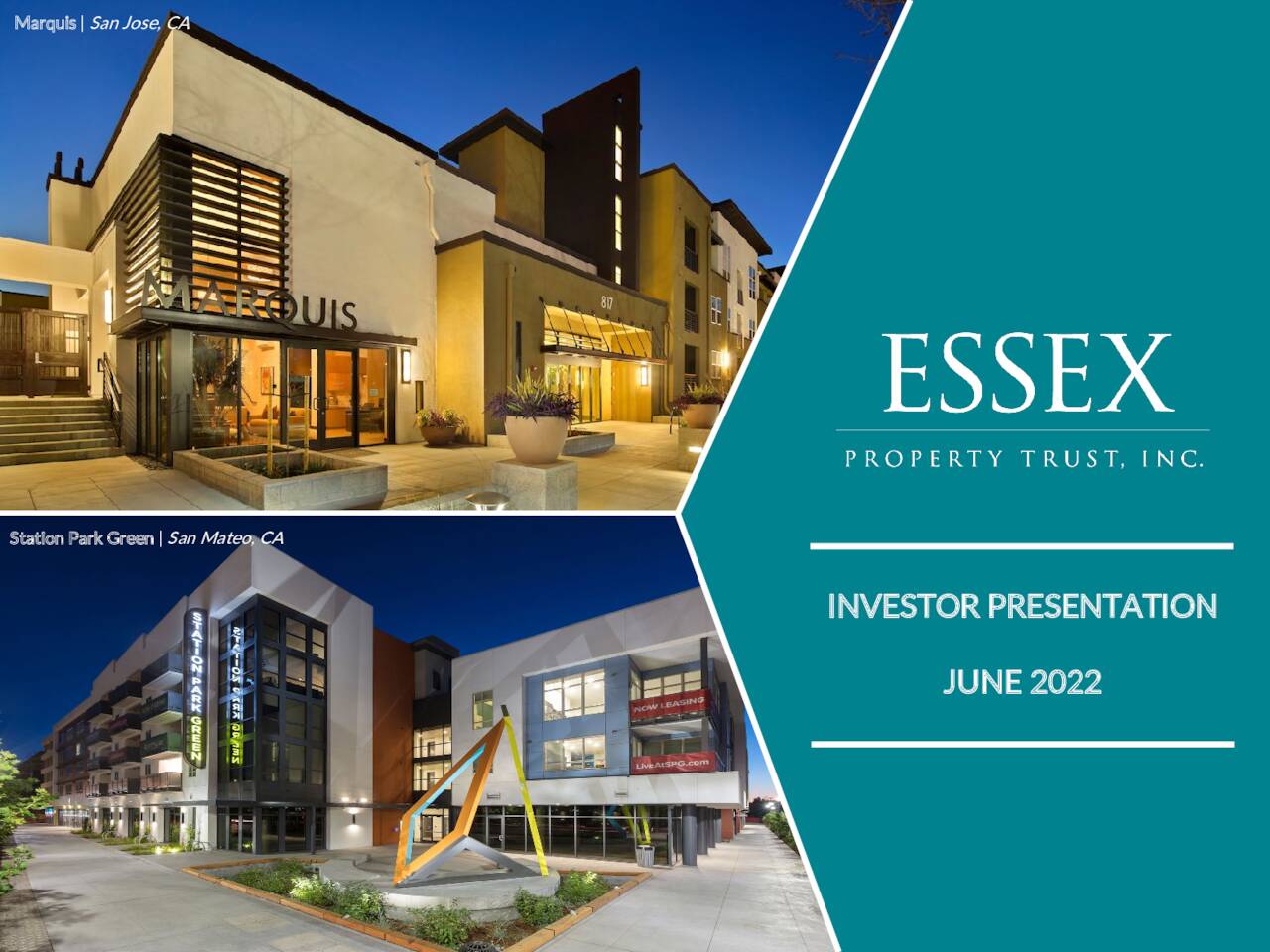 Essex Property Trust (ESS) Investor Presentation Slideshow (NYSEESS