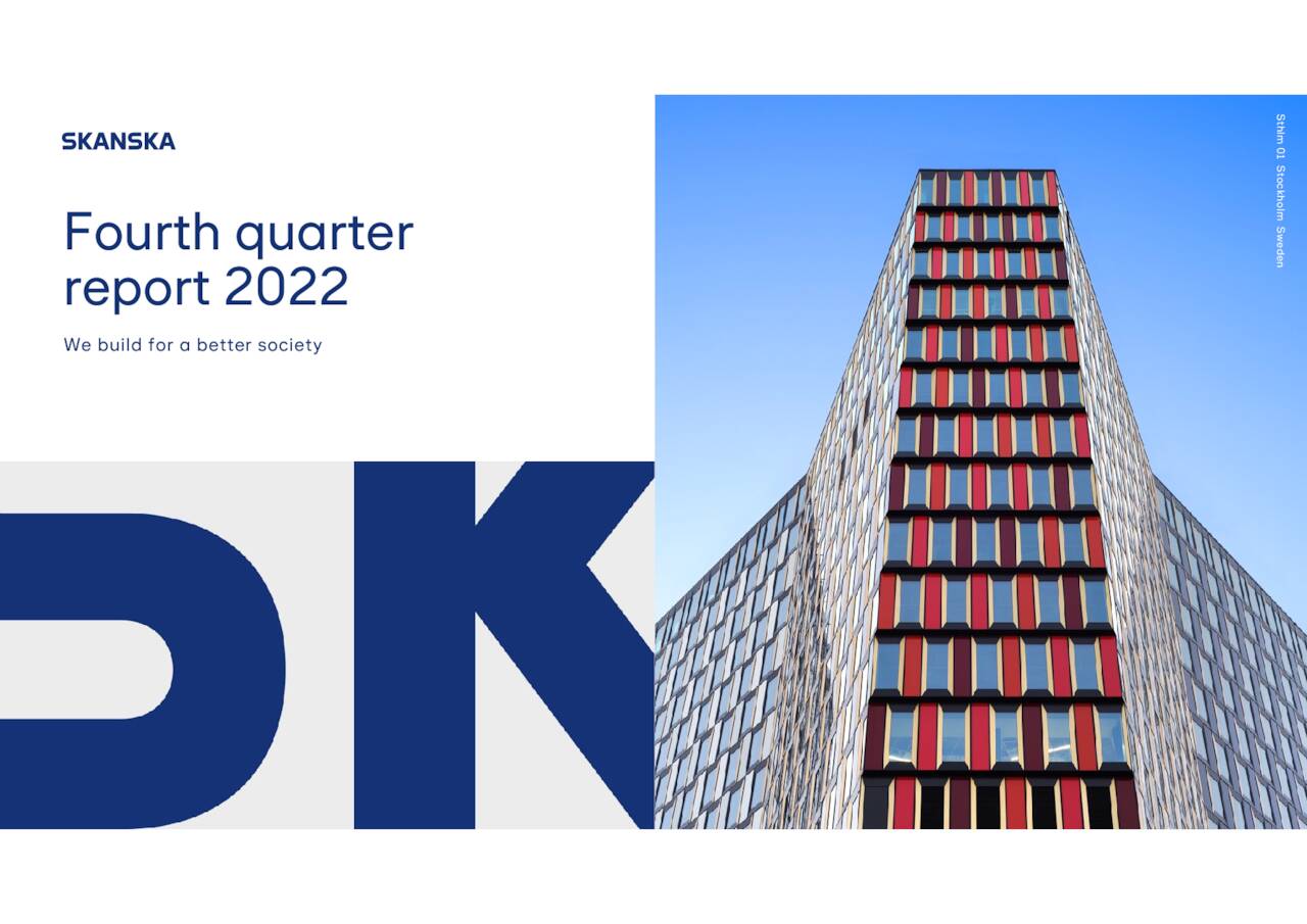 Skanska AB (publ) 2022 Q4 - Results - Earnings Call Presentation ...