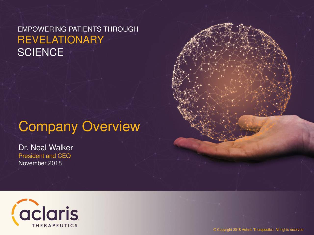 Aclaris Therapeutics (ACRS) Presents At Evercore ISI HEALTHCONx