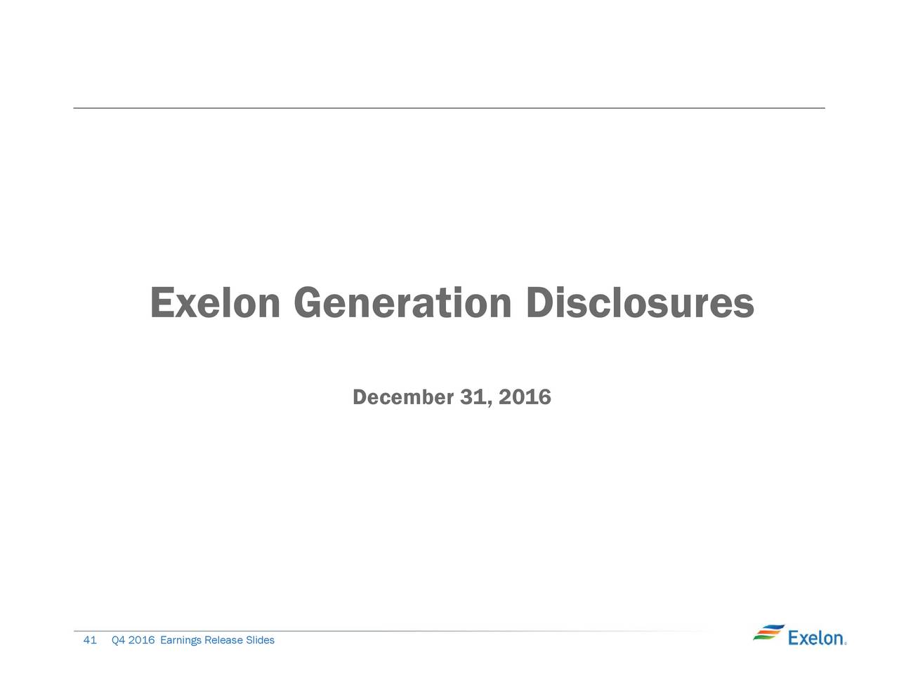Exelon generation company llc