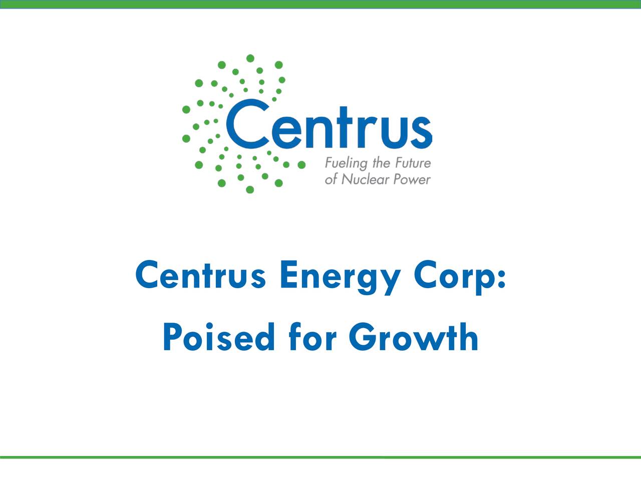 Centrus Energy (LEU) Investor Presentation - Slideshow (NYSE:LEU ...