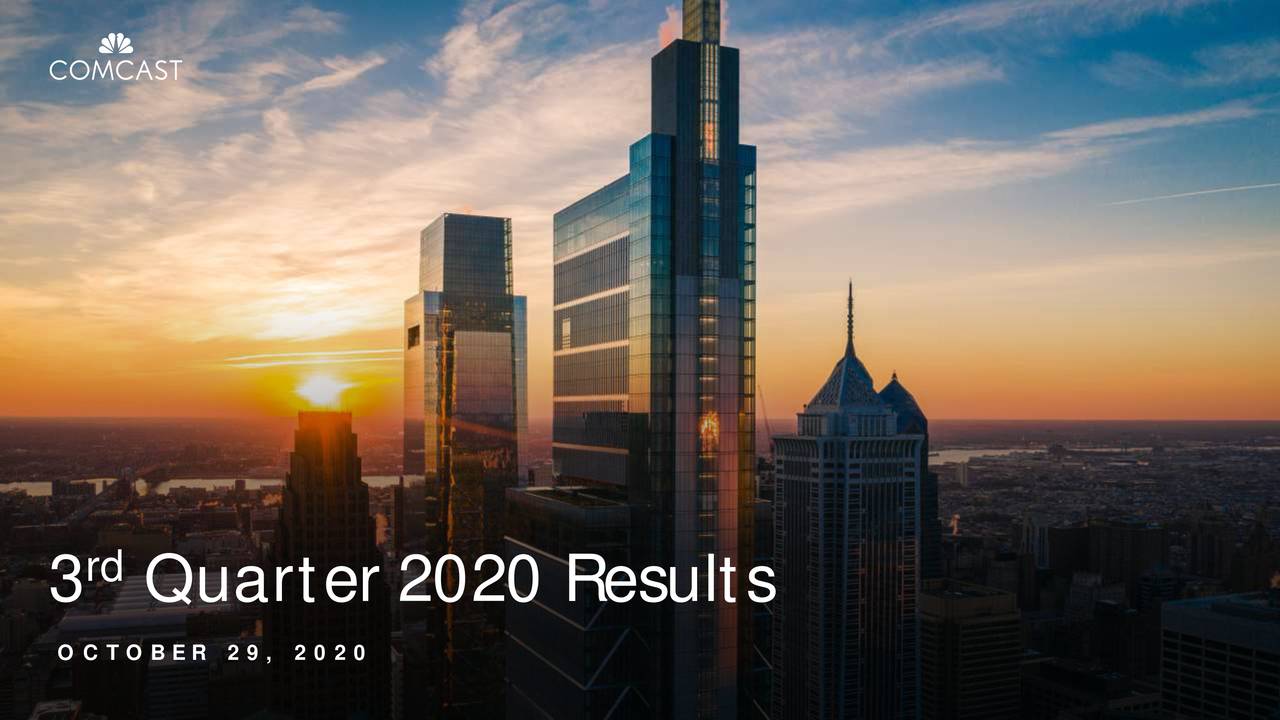 Comcast Corporation 2020 Q3 Results Earnings Call Presentation