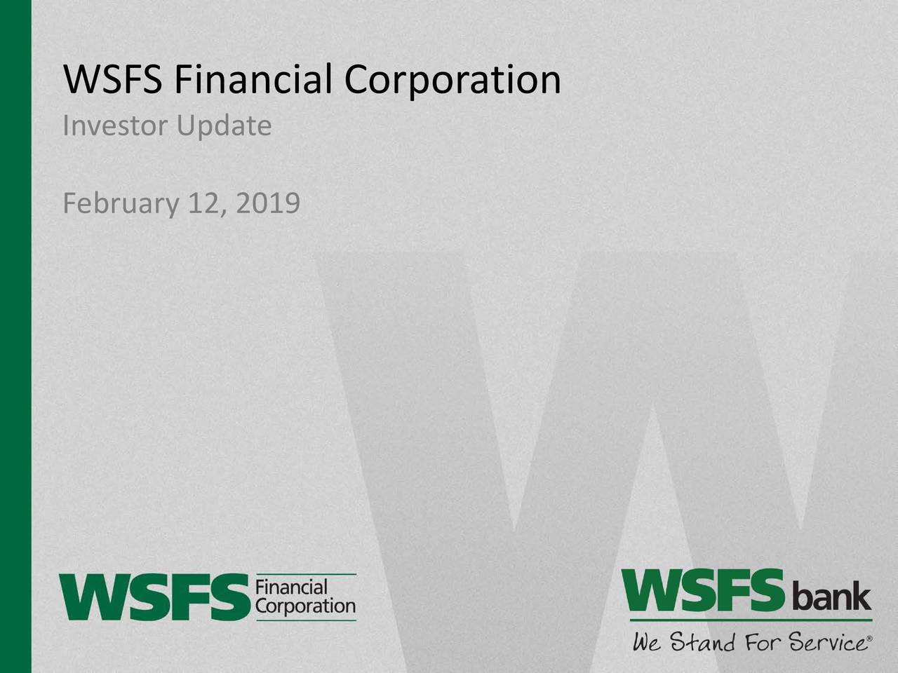 WSFS Financial Corporation (WSFS) Investor Presentation - Slideshow ...