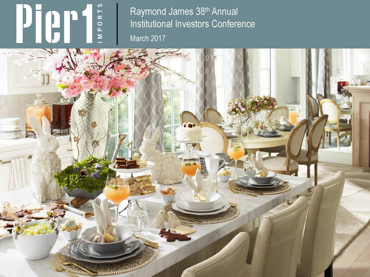 Pier 1 Imports Pir Presents At The Raymond James 38th Annual