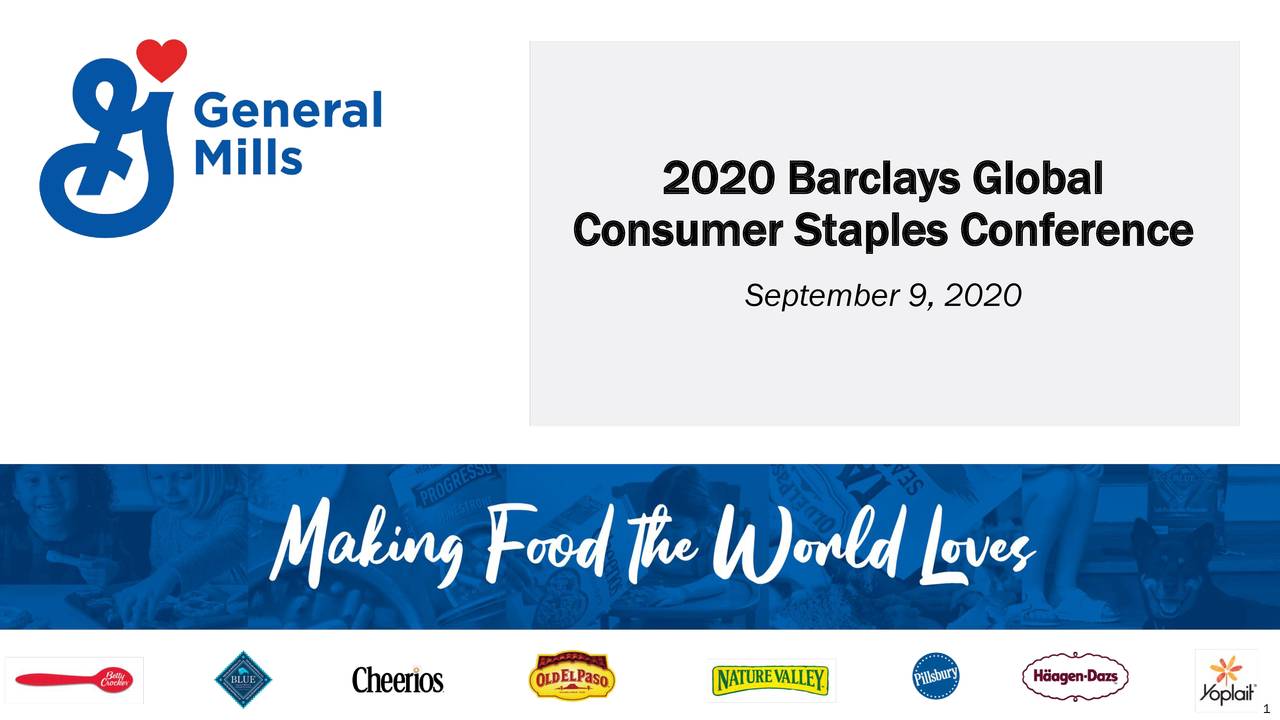 General Mills, Inc. (GIS) Presents At Barclays Global Consumer Staples