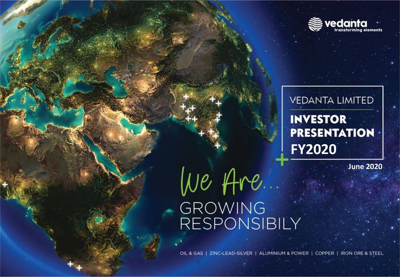 Vedanta Limited 2020 Q4 Results Earnings Call Presentation (NYSE