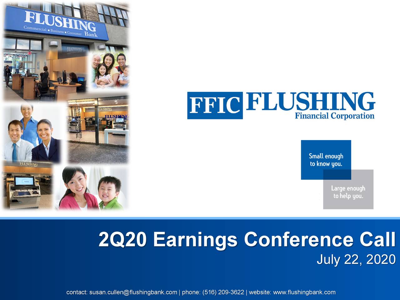 Flushing Financial Corporation 2020 Q2 Results Earnings Call