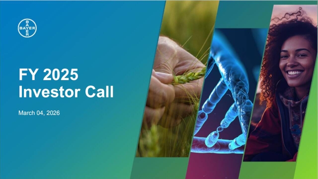 Bayer Aktiengesellschaft 2025 Q4 - Results - Earnings Call Presentation ...