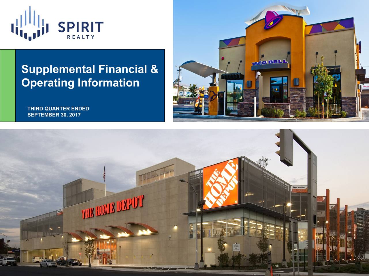 Spirit Realty Capital 2017 Q3 Results Earnings Call Slides (NYSE