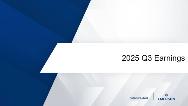 Emerson Electric Co. 2025 Q3 - Results - Earnings Call Presentation ...