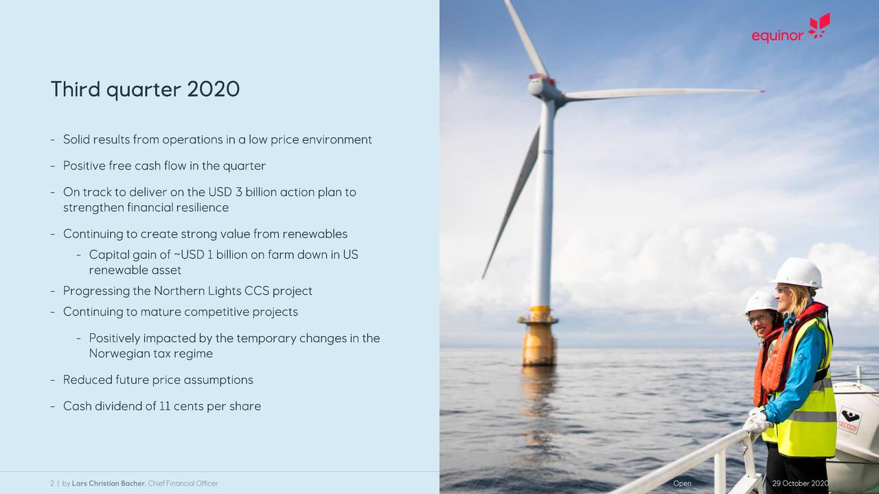 Equinor ASA 2020 Q3 - Results - Earnings Call Presentation (NYSE:EQNR ...