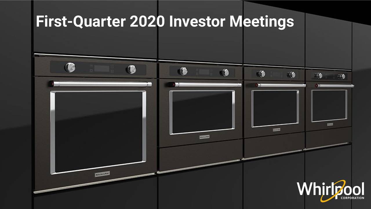 First-Quarter 2020 Investor Meetings