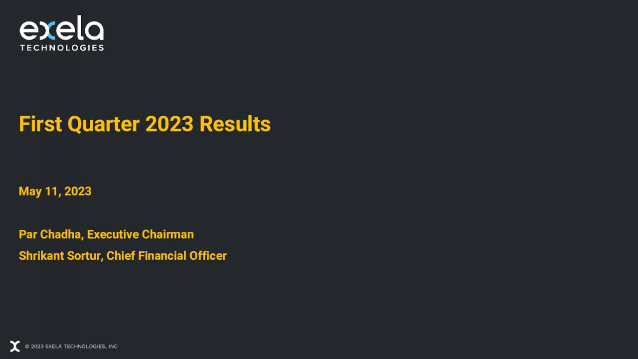 Exela Technologies Buy Or Sell Exela Technologies, Inc. 2023 Q1 - Results - Earnings Call Presentation (NASDAQ:XELA) | Seeking Alpha