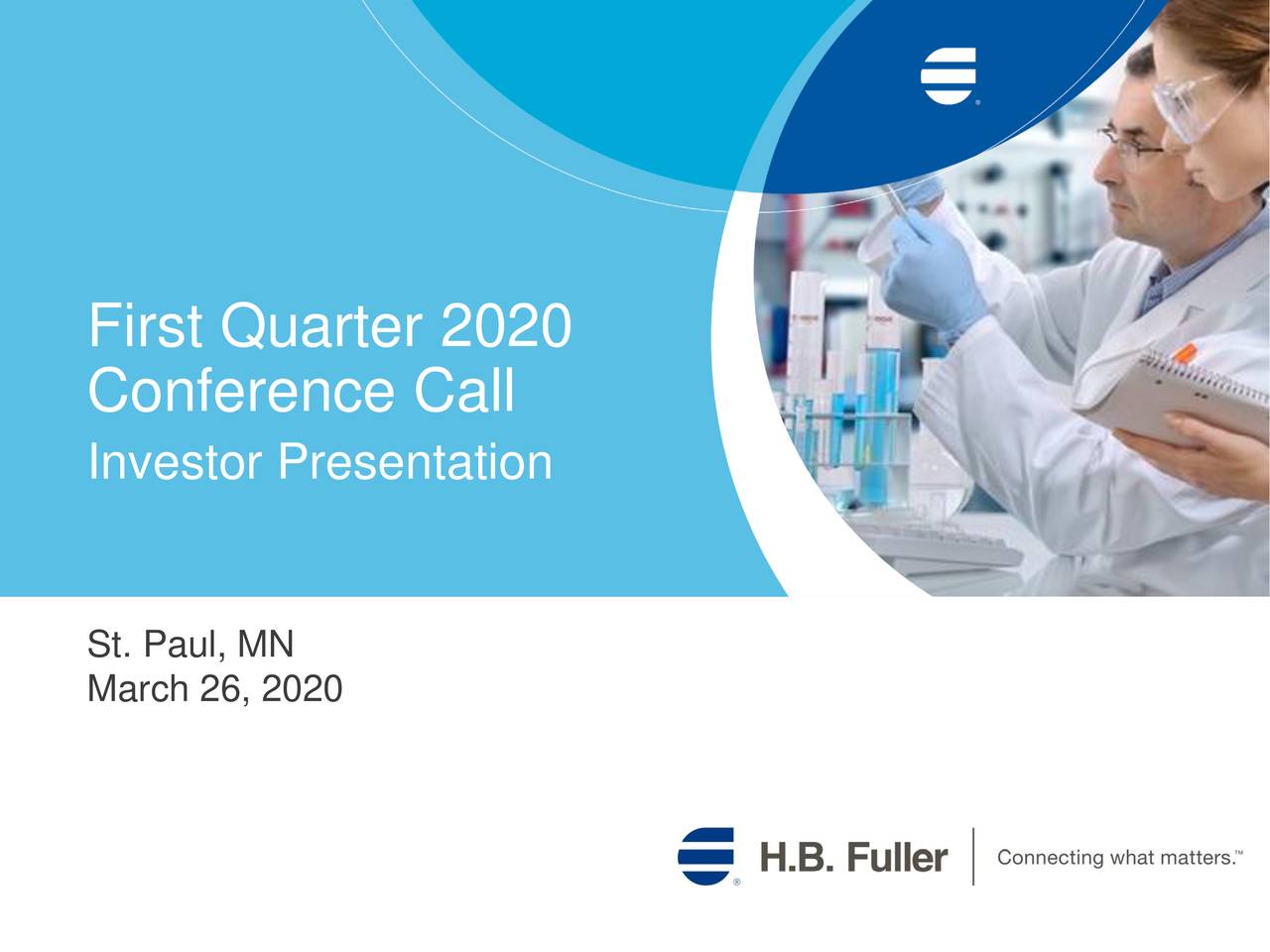 H.B. Fuller Company 2020 Q1 - Results - Earnings Call Presentation ...