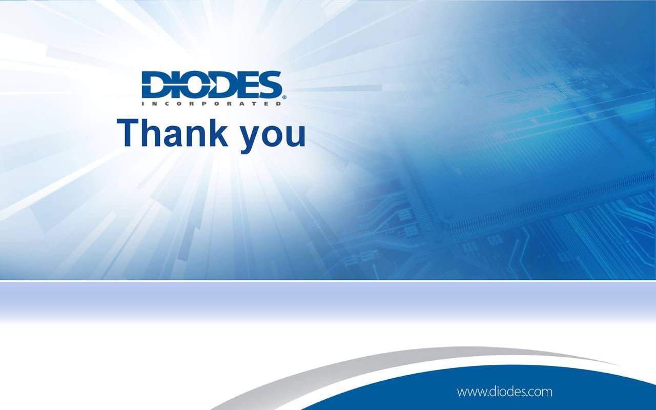Diodes (DIOD) Investor Presentation Slideshow (NASDAQDIOD) Seeking Alpha