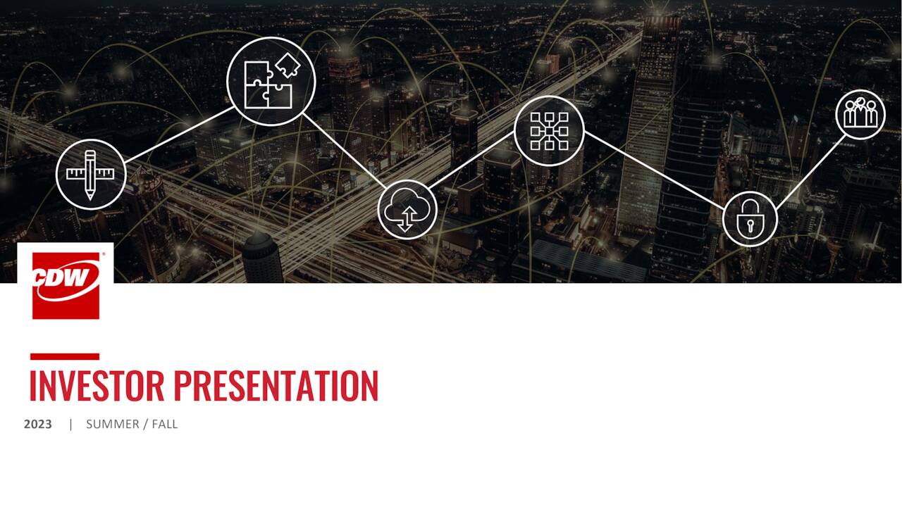 CDW Corporation 2023 Q2 Results Earnings Call Presentation (NASDAQCDW) Seeking Alpha